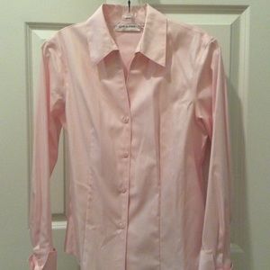 Calvin Klein Light Pink button down blouse
